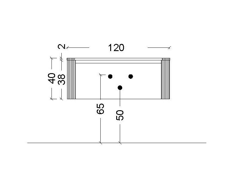 Тумба с раковиной 120 см ArmadiArt Voi 782-120-R-L/786-120-L