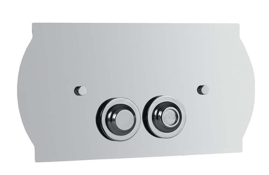 Кнопка для инсталляции, латунь CHROMO 651-CR