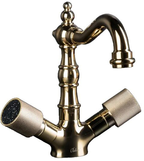 Смеситель для раковины Boheme Royal Cristal 292-Royal/CRST black