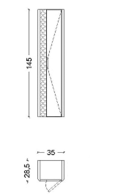 Пенал 35 см ArmadiArt Rombo 779-WG