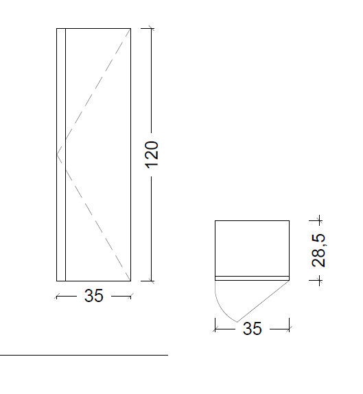 Пенал 35 см ArmadiArt Capolda 849-120-D