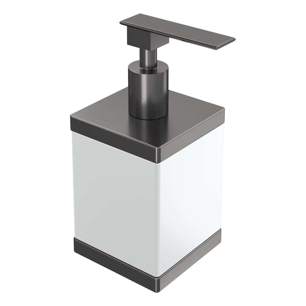 Диспенсер настольный Qubic Gun Metal 10969-GM