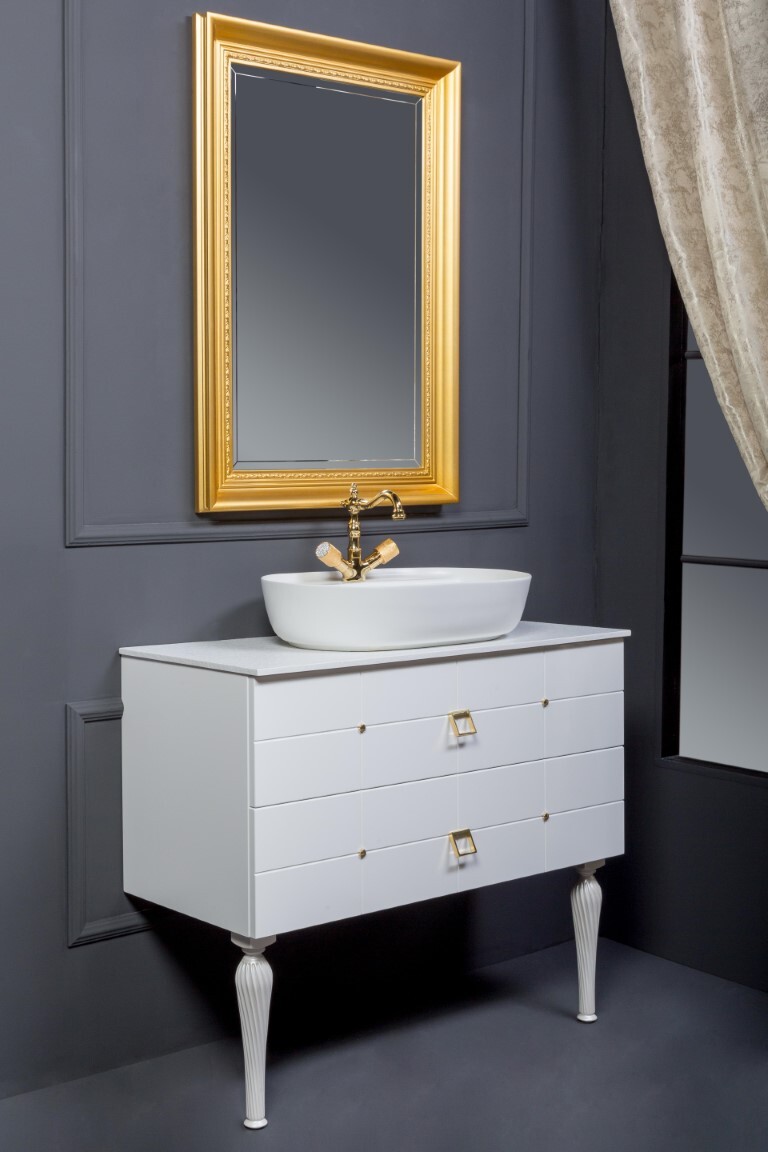 Тумба под раковину 120 см ArmadiArt Vallessi Avantgarde Piazza 841-120-WG