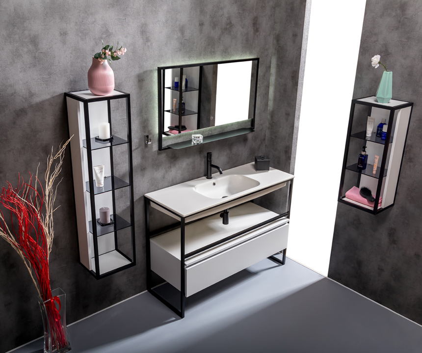 Раковина 120 см ArmadiArt Vallessi 838-120-W