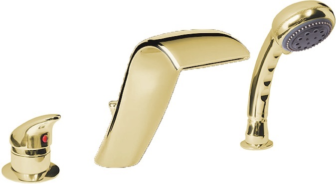 Смеситель на борт ванны Boheme Aquadesign 400