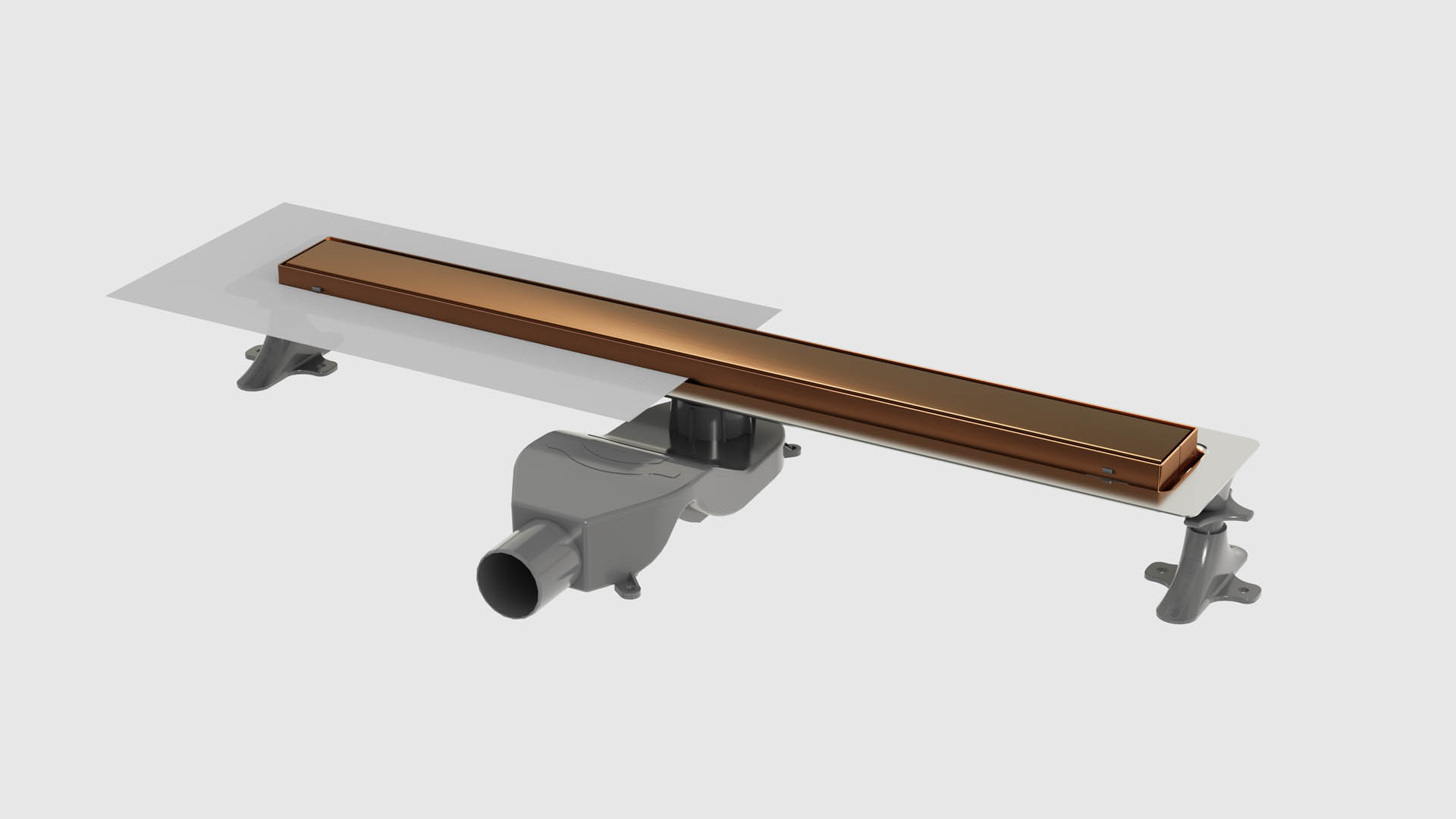 Душевой лоток 60 см ArmadiArt Premium Linea 982-60-BRB