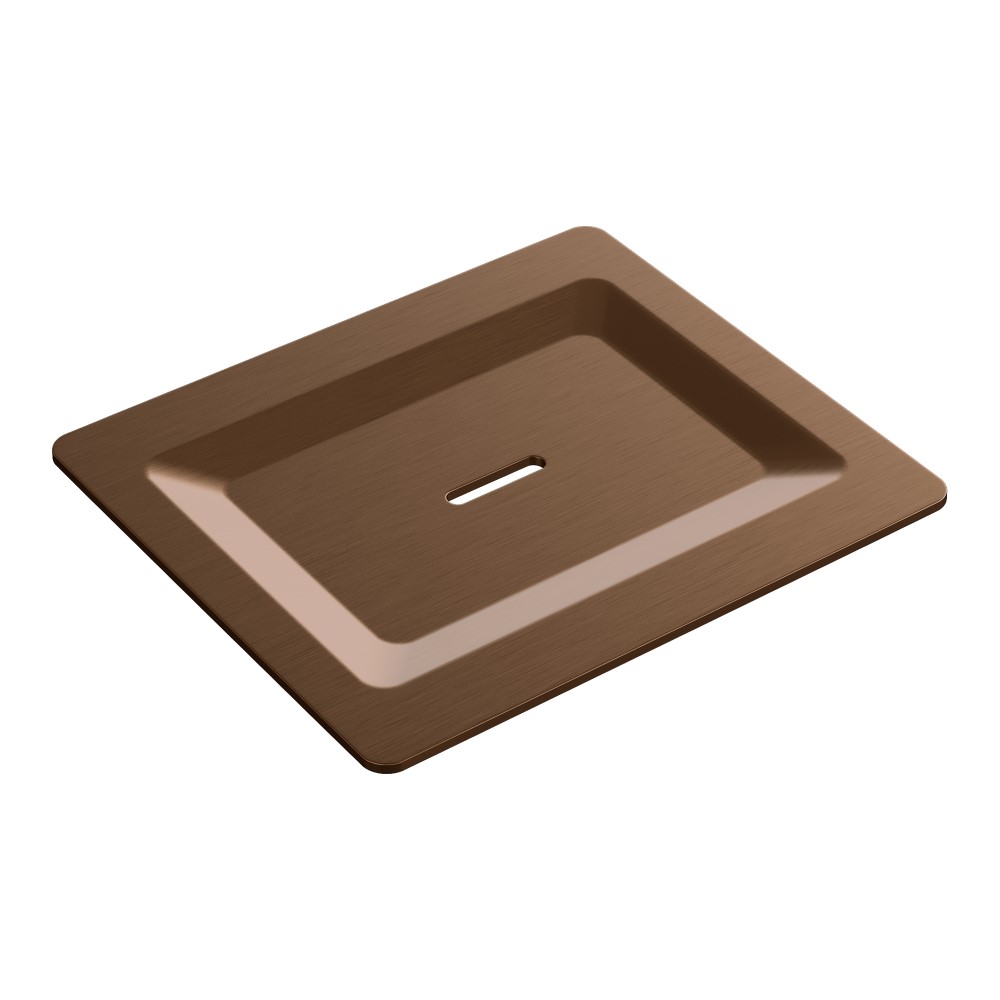 Мыльница для полки Brushed Bronze/Брашированная бронза 10966-BRB-SOAP