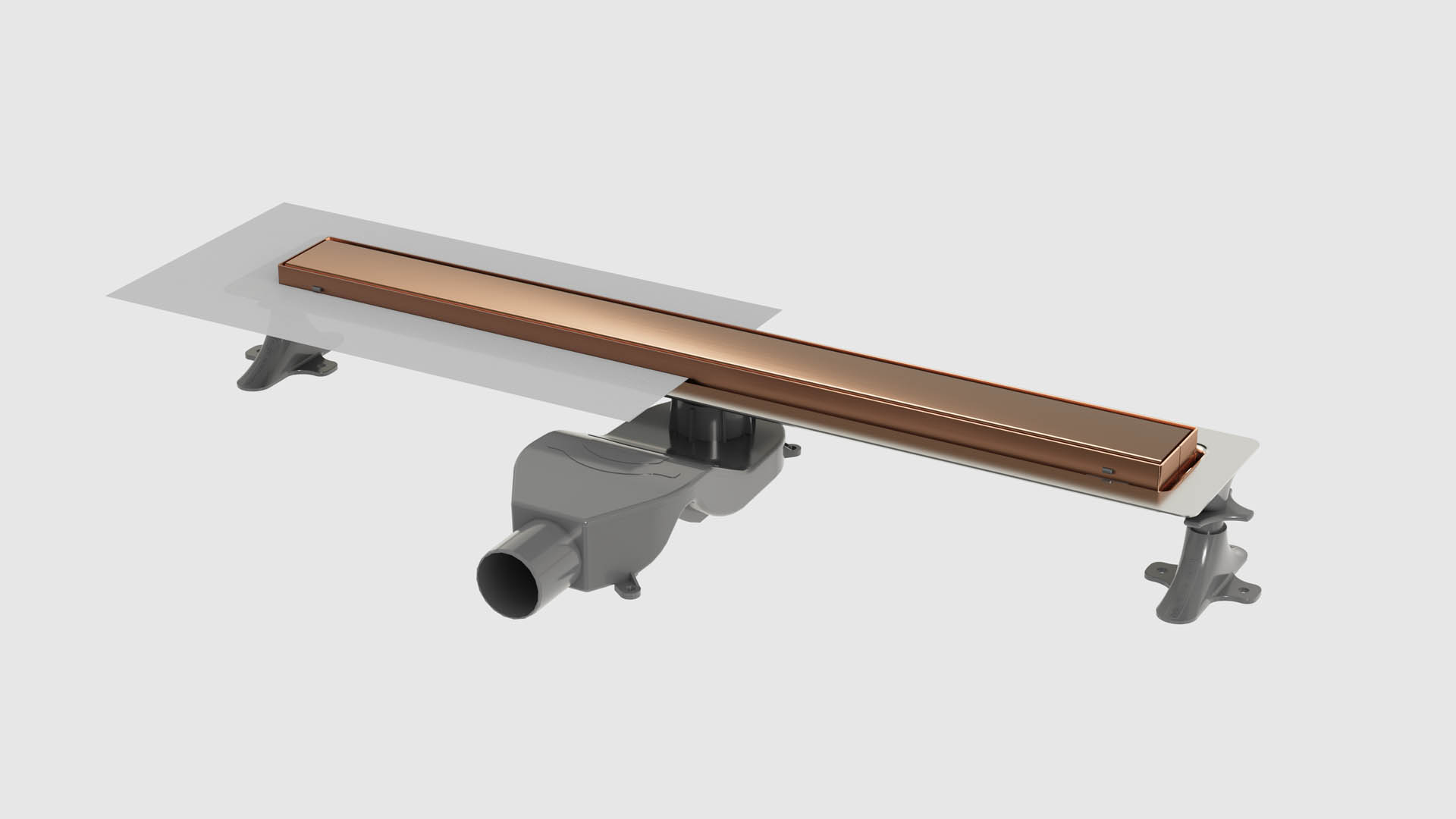 Душевой лоток 60 см ArmadiArt Premium Linea 982-60-CB