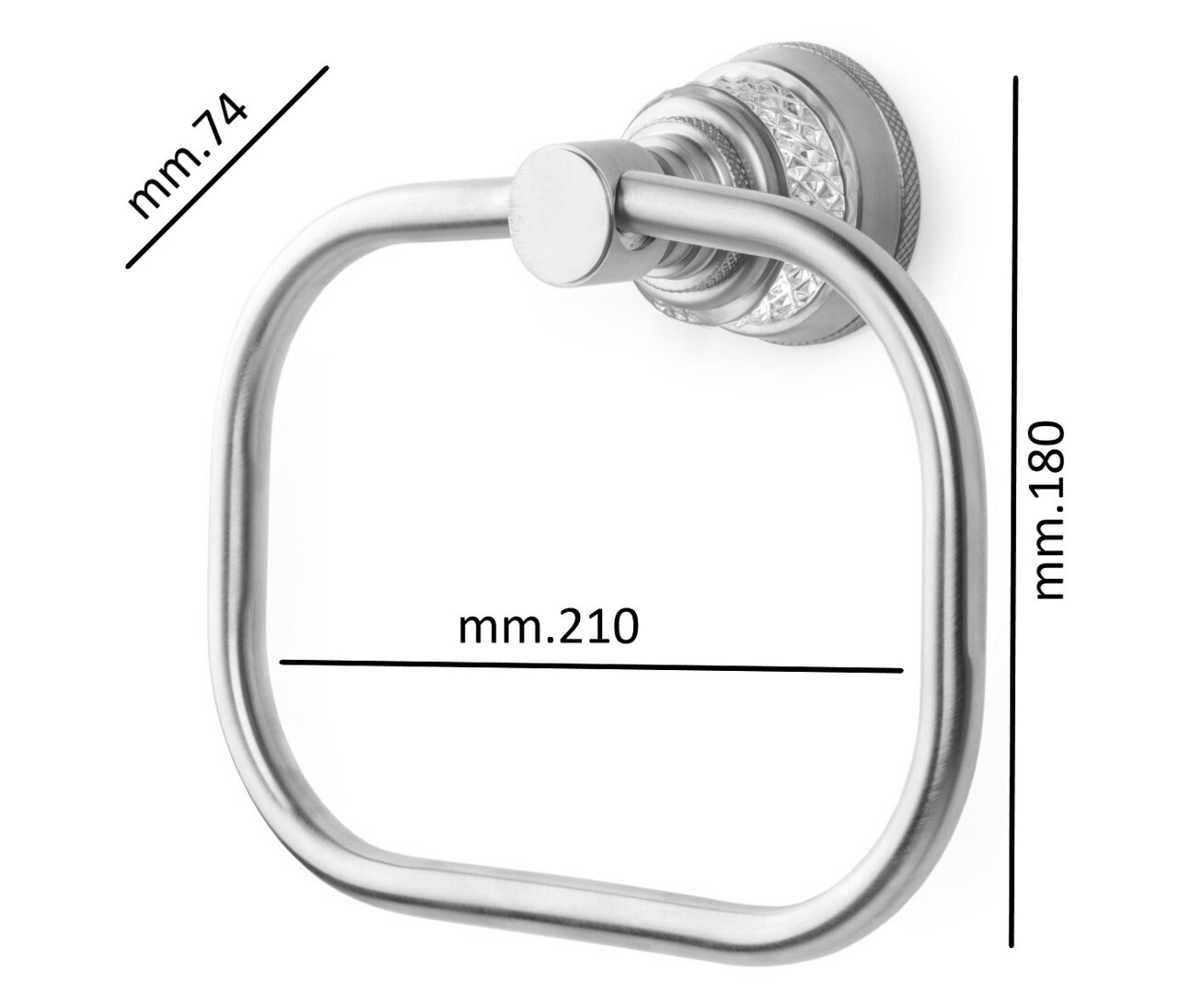 Держатель полотенец Boheme Aura 10245-CR