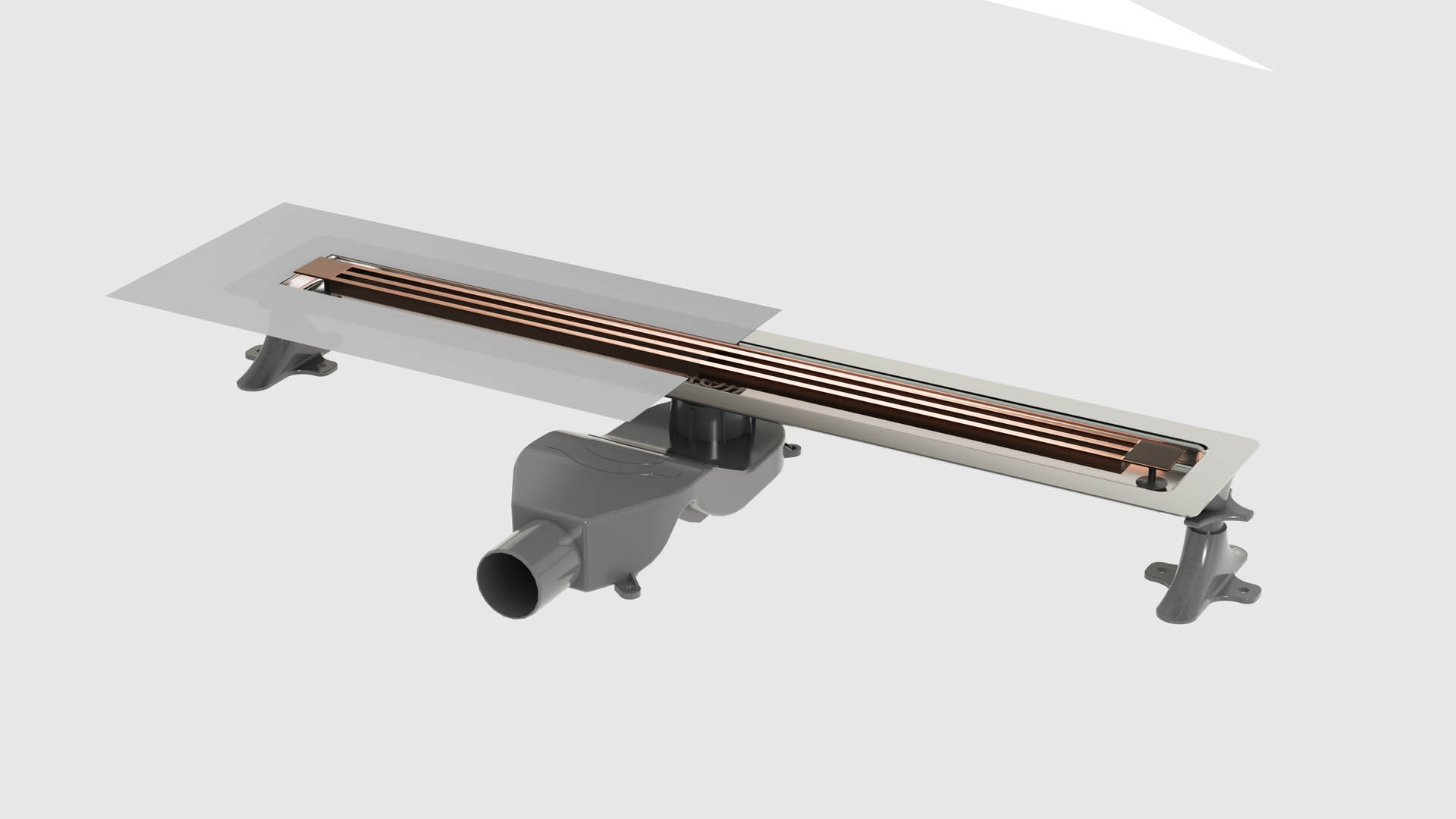 Душевой лоток 60 см ArmadiArt B&T Infinity 981-60-CB