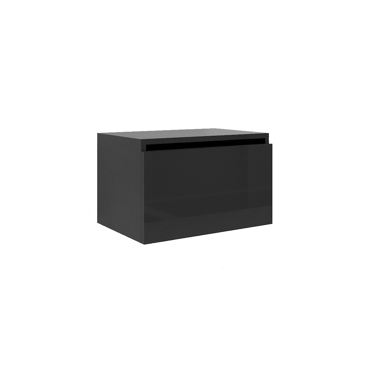 Тумба под столешницу 60 см ArmadiArt Vallessi Uno-S 897-060-A glossy