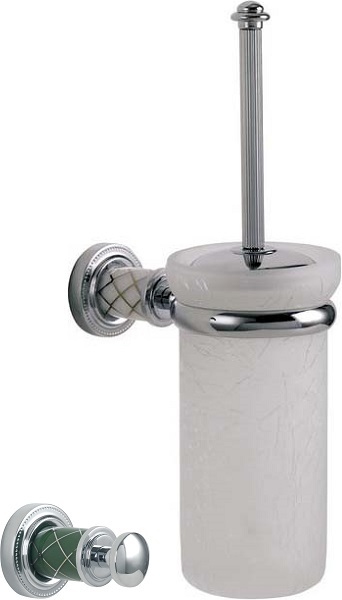 Туалетный ершик Boheme Murano 10913-GR-CR