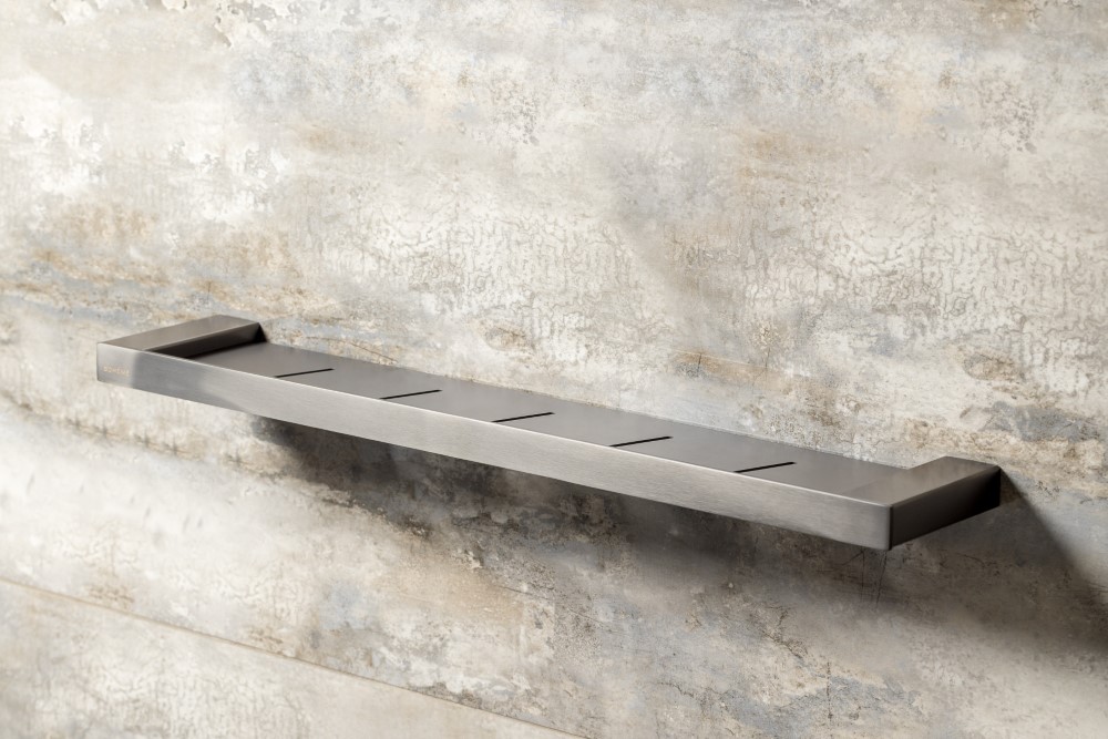 Полка Qubic Gun Metal 10736-GM