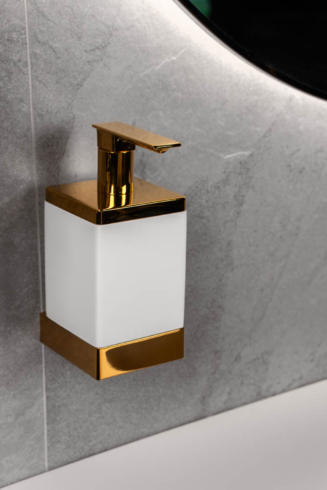 Диспенсер настенный Qubic Gold 10727-G