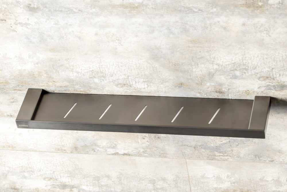 Полка Qubic Gun Metal 10736-GM