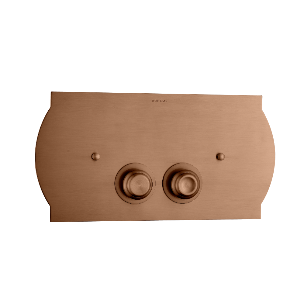 Кнопка для инсталляции, латунь Brushed Bronze 651-BRB