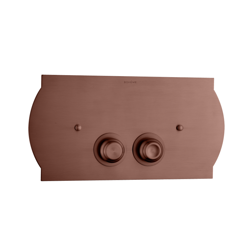 Кнопка для инсталляции, латунь Copper Brushed 651-CB