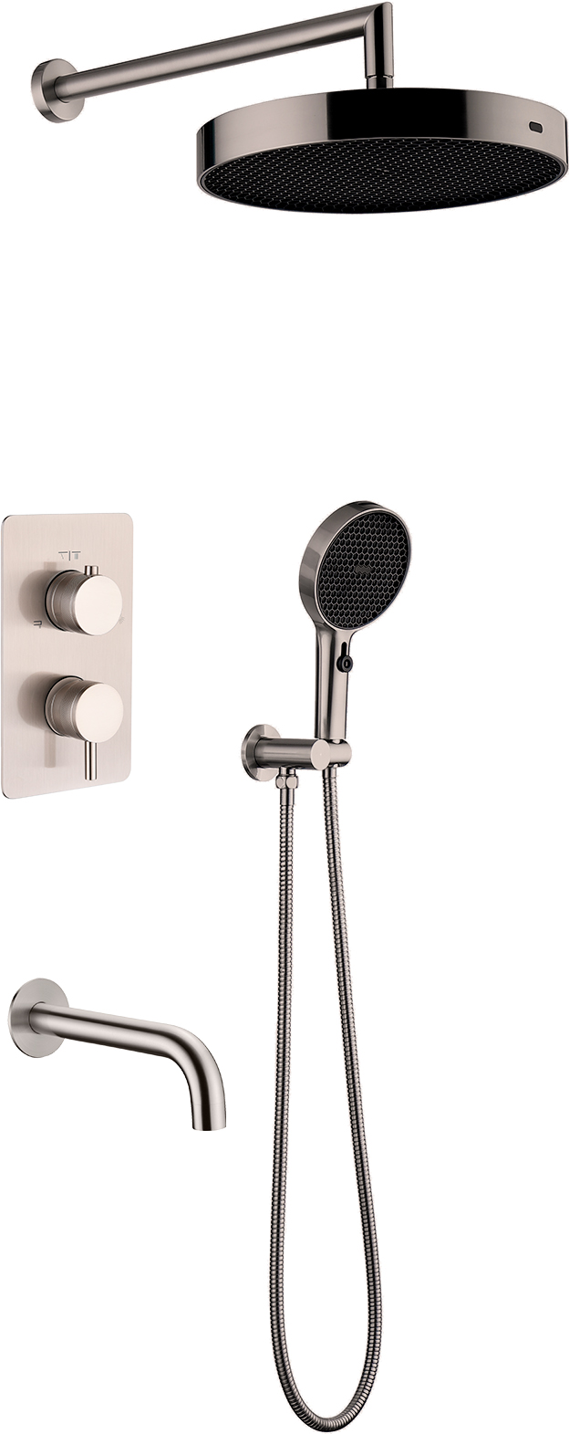 Комплект для душа Boheme Cell 427-NB/135-3-NB/625-NB